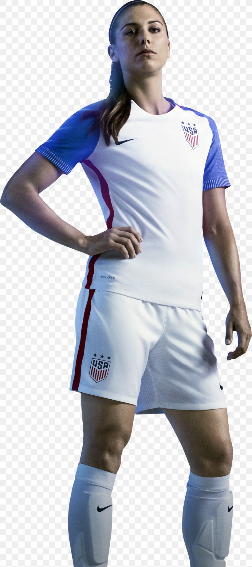 Alex Morgan Jersey United States Women's National Soccer Team Football Player, PNG, 1183x2659px, Alex Morgan, Blue, Clothing, Electric Blue, Football Download Free