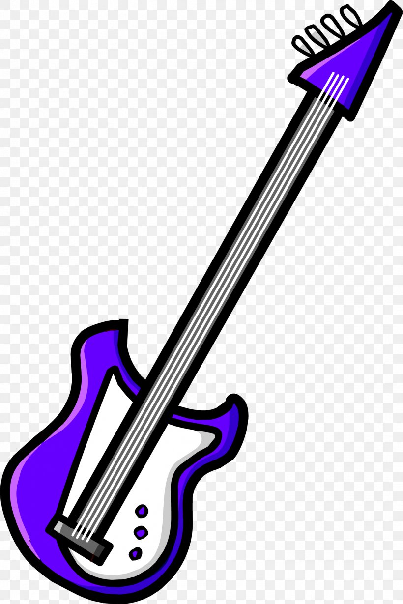 Club Penguin Bass Guitar Electric Guitar Clip Art, PNG, 1471x2205px, Watercolor, Cartoon, Flower, Frame, Heart Download Free