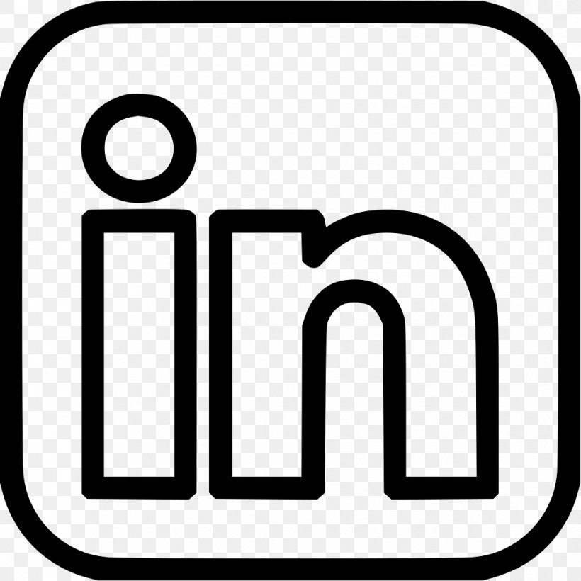 LinkedIn Social Media, PNG, 981x982px, Linkedin, Area, Black And White, Blog, Brand Download Free