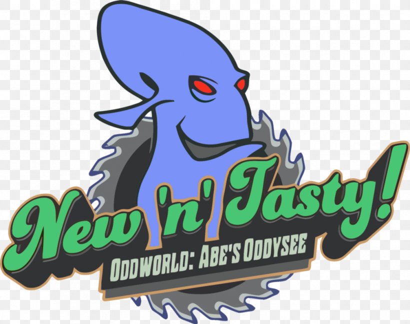 Oddworld: New 'n' Tasty! Oddworld: Abe's Oddysee Logo PlayStation, PNG, 1006x795px, Oddworld New N Tasty, Abe, Artwork, Brand, Cartoon Download Free