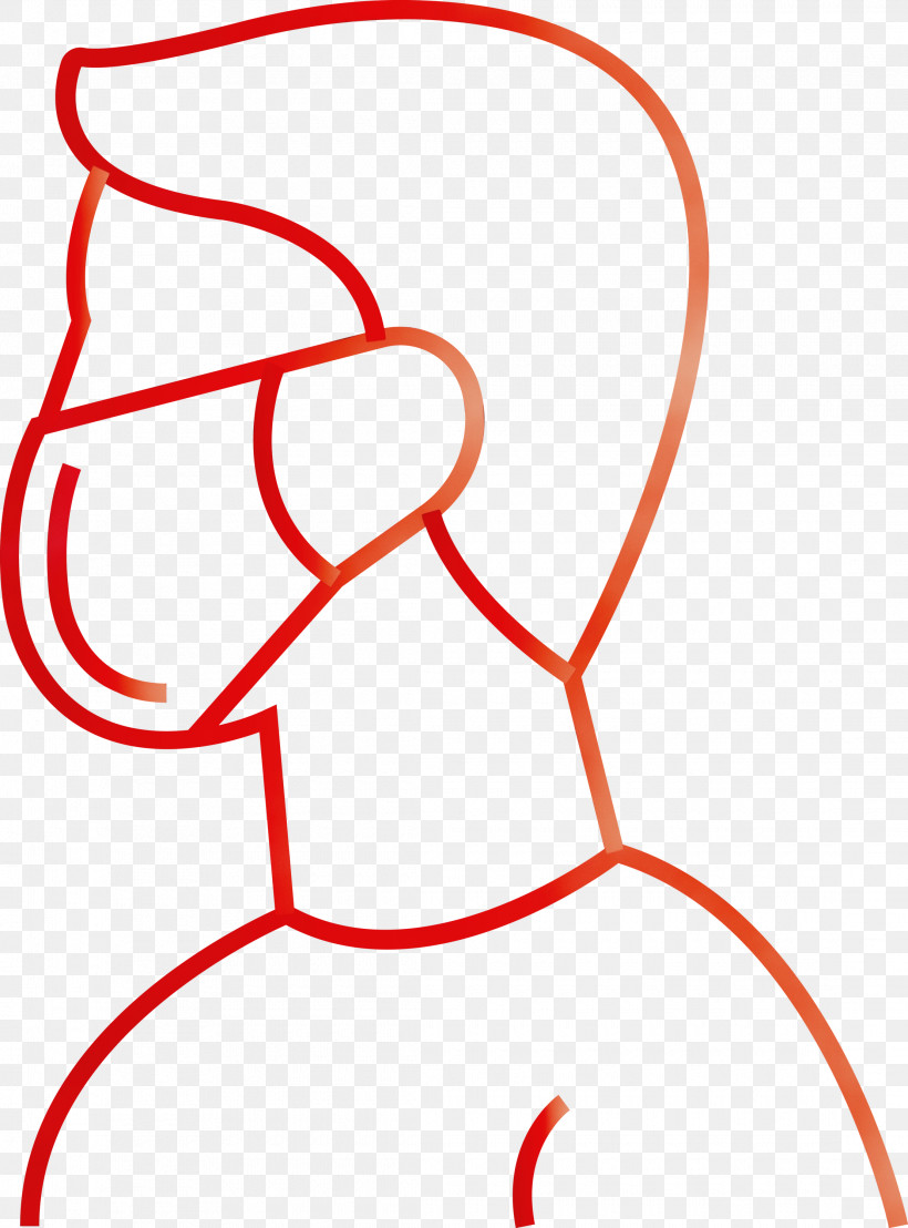 Red Line Line Art, PNG, 2220x3000px, Face Mask, Coronavirus, Line, Line Art, Man Download Free