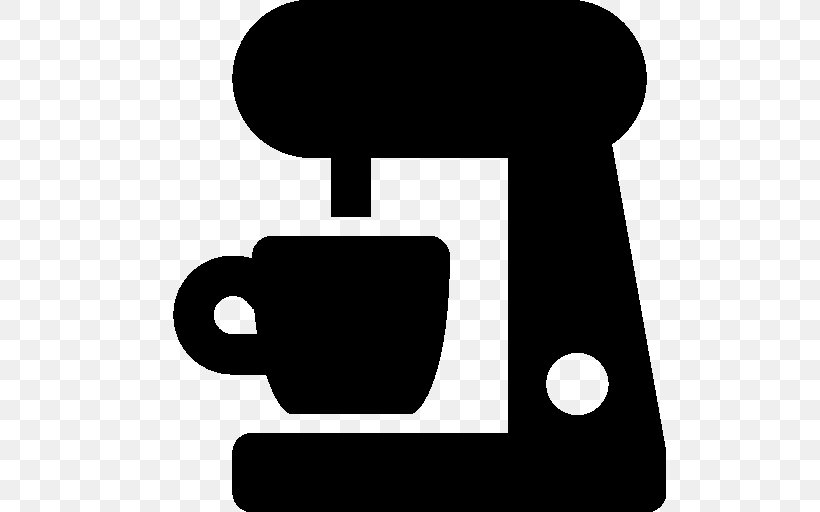 Coffeemaker Cafe, PNG, 512x512px, Coffee, Apartment, Black, Black And White, Cafe Download Free