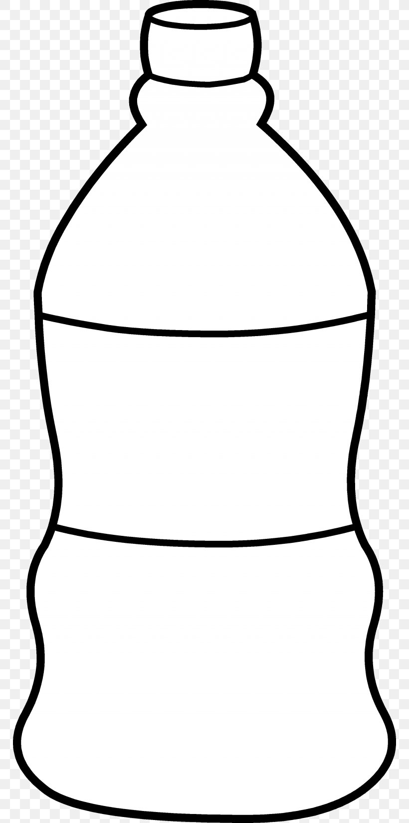 Coloring Book Water Bottles Bottled Water Clip Art, PNG, 768x1648px, Coloring Book, Black And White, Bottle, Bottled Water, Color Download Free