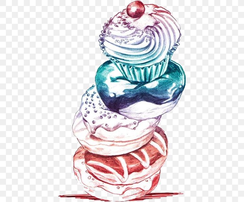 Cupcake Drawing Illustrator Fashion Illustration Illustration, PNG, 430x678px, Cupcake, Art, Artist, Cake, Dairy Product Download Free