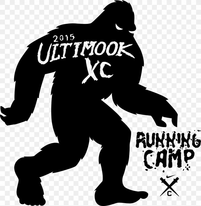 Bigfoot Silhouette Clip Art, PNG, 1460x1500px, Bigfoot, Black, Black And White, Character, Cross Country Running Download Free