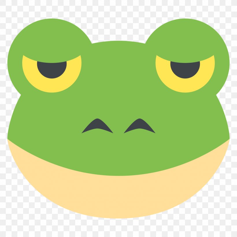 Frog Emoji Sticker Emoticon Puppy, PNG, 1024x1024px, Frog, American Bullfrog, Amphibian, Beak, Emoji Download Free