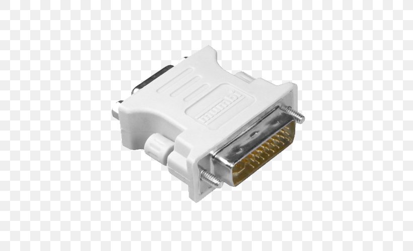 Graphics Cards & Video Adapters VGA Connector Digital Visual Interface D-subminiature, PNG, 500x500px, Graphics Cards Video Adapters, Adapter, Analog Signal, Buchse, Cable Download Free
