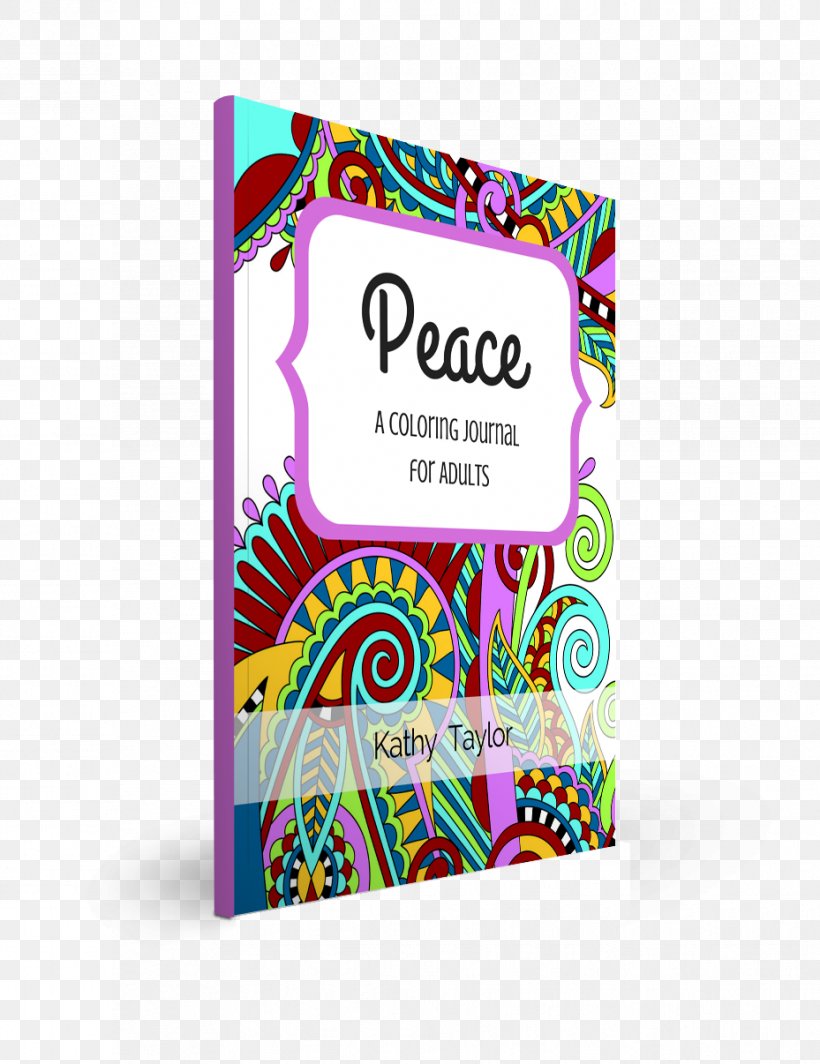 Peace: A Coloring Journal For Adults Brand Coloring Book Font, PNG, 929x1206px, Brand, Coloring Book, Text Download Free