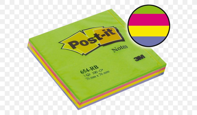 Post-it Note Paper Brand 3M Van Allen Probes, PNG, 640x480px, Postit Note, Area, Brand, Green, Material Download Free