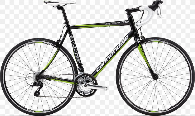 Cannondale Bicycle Corporation Cannondale Synapse Carbon Disc 105 (2017) Cannondale Synapse Sora Racing Bicycle, PNG, 1500x894px, Bicycle, Bicycle Accessory, Bicycle Cranks, Bicycle Drivetrain Part, Bicycle Fork Download Free