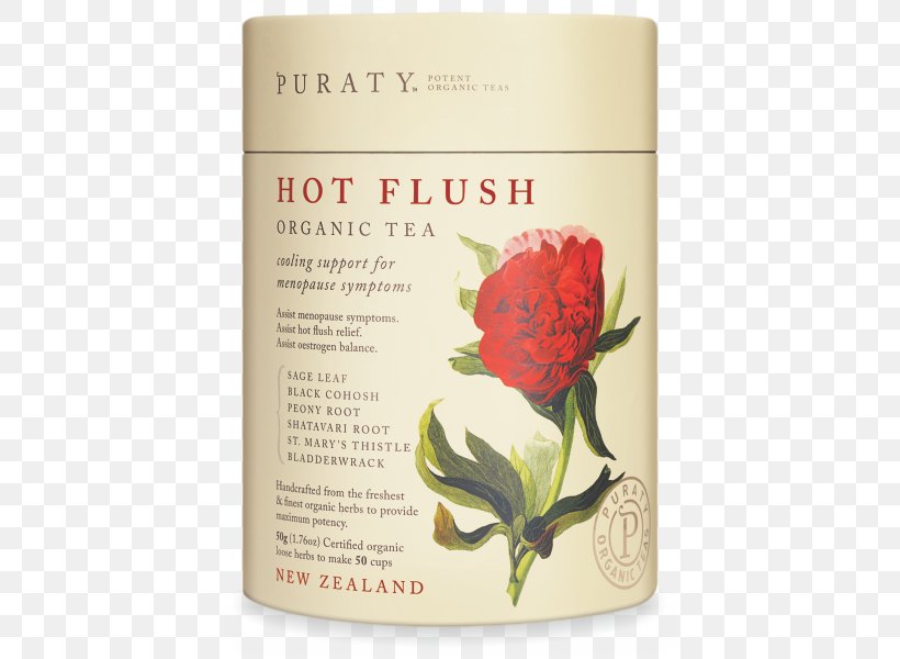 Herbal Tea New Zealand Menopause Hot Flash, PNG, 450x600px, Tea, Company, Drug, Flower, Flowering Plant Download Free