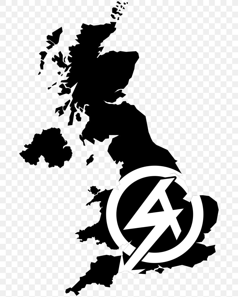 United Kingdom Vector Graphics Map Illustration Royalty-free, PNG, 737x1023px, United Kingdom, Black, Black And White, Brand, Logo Download Free
