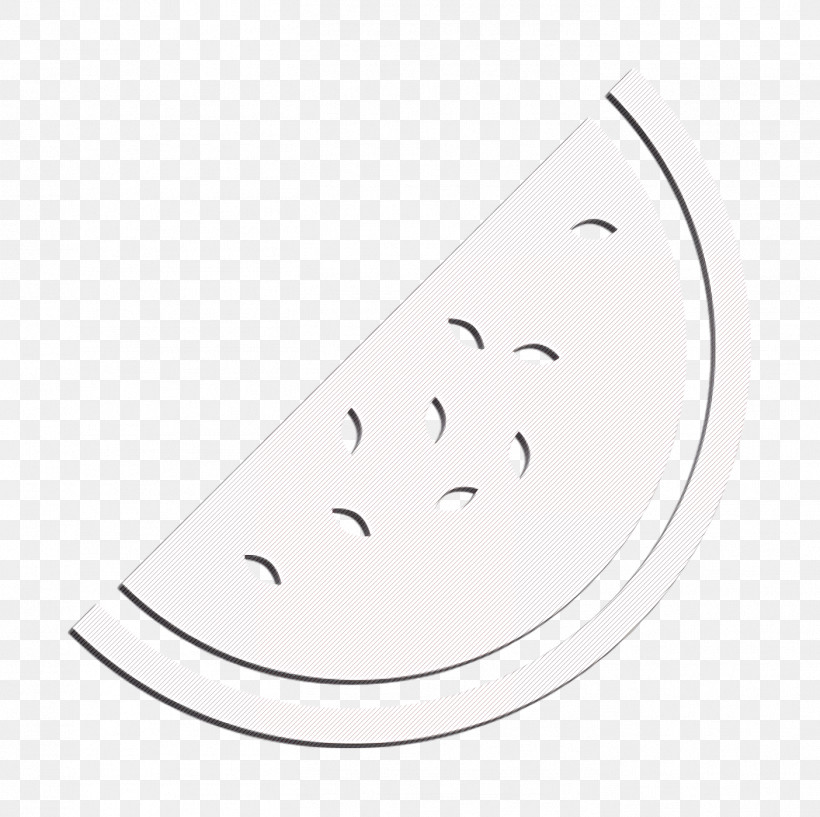 Watermelon Slice Icon Melon Icon Food Icon, PNG, 1404x1400px, Melon Icon, Angle, Black, Black And White, Food Icon Download Free