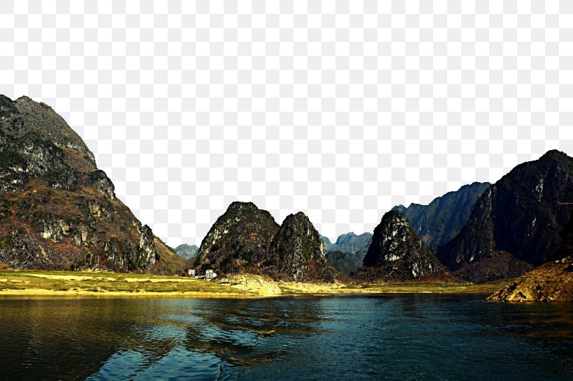 Baise Fukei Screensaver Wallpaper, PNG, 820x546px, Baise, Bay, Coast, Desktop Environment, Fjord Download Free