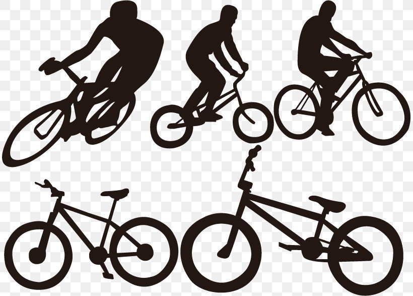 Bicycle Cycling Silhouette, PNG, 811x587px, Bicycle, Bicycle Accessory, Bicycle Drivetrain Part, Bicycle Frame, Bicycle Motocross Download Free