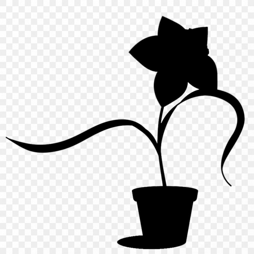 Clip Art Leaf Plant Stem Silhouette Line, PNG, 824x824px, Leaf, Black M, Blackandwhite, Botany, Flower Download Free