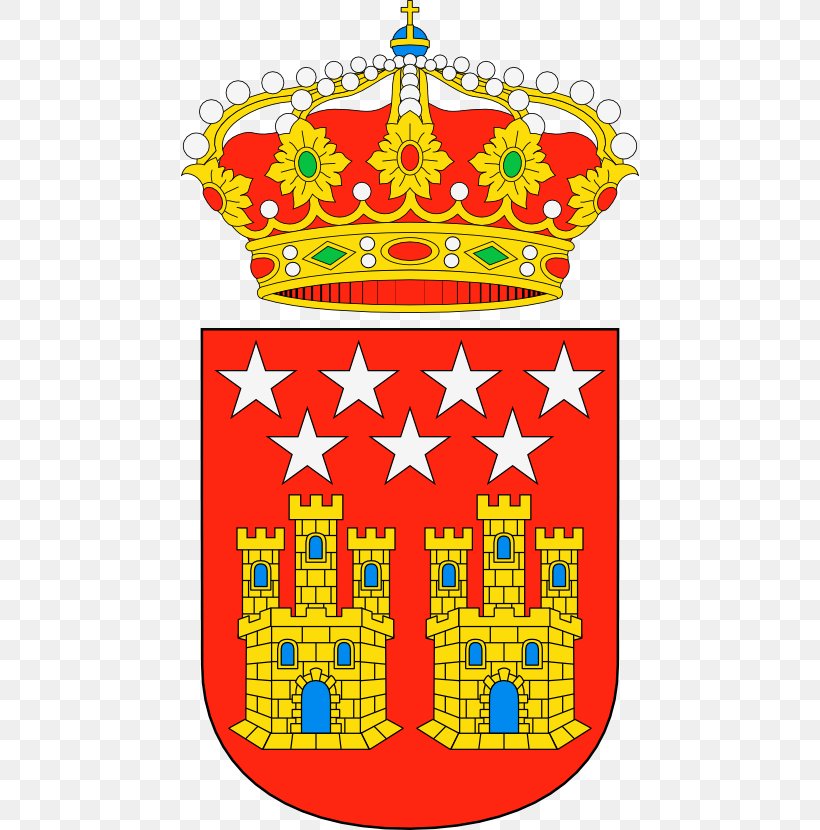 Coat Of Arms Of Madrid Coat Of Arms Of Madrid Flag Of Spain, PNG, 458x830px, Madrid, Area, Calendar, Coat Of Arms, Coat Of Arms Of Madrid Download Free