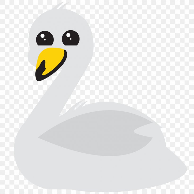 Duck Bird Vertebrate Goose Cygnini, PNG, 1000x1000px, Duck, Anatidae, Animal, Beak, Bird Download Free