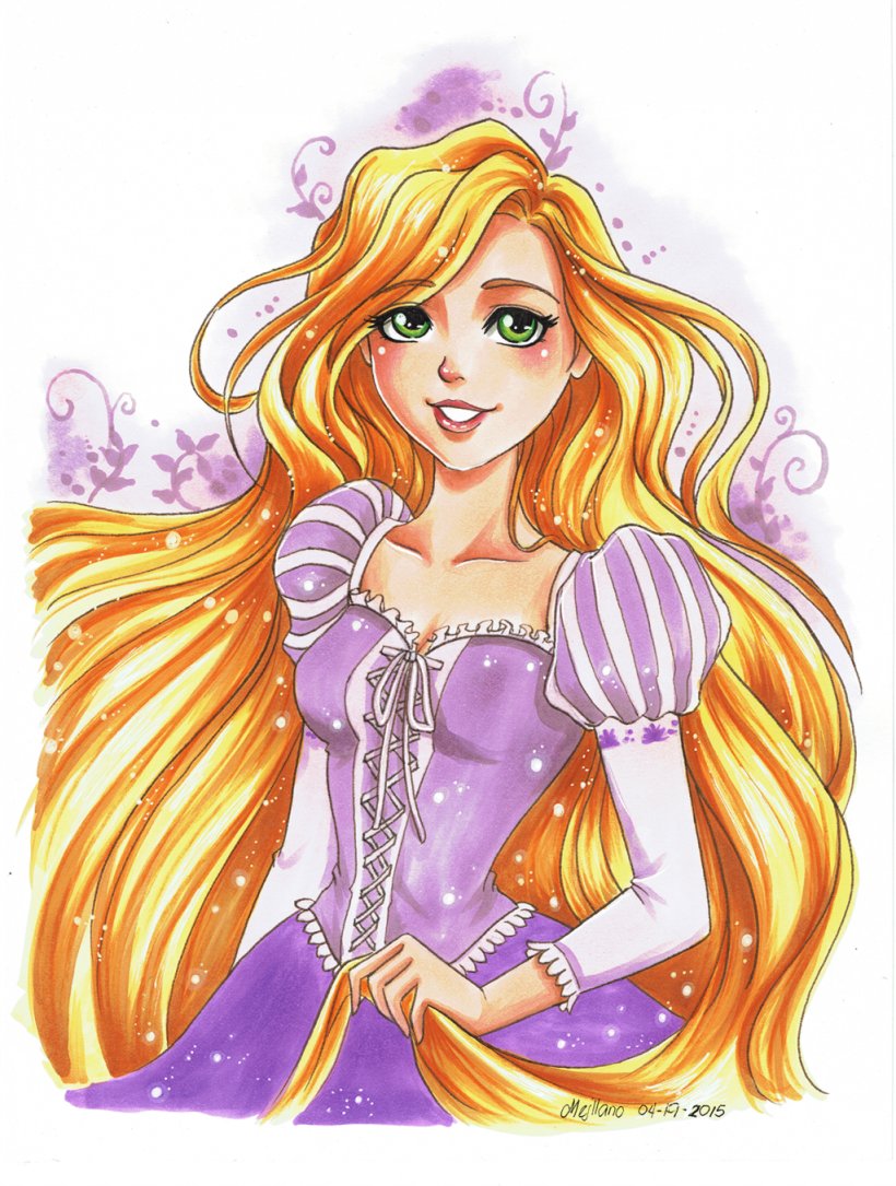 Rapunzel Tangled Tiana Fan Art, PNG, 1024x1355px, Watercolor, Cartoon,  Flower, Frame, Heart Download Free