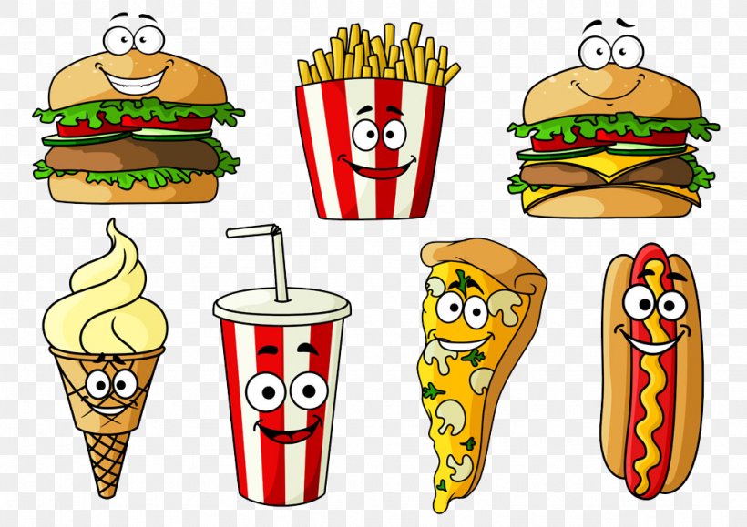 Hamburger Hot Dog Soft Drink Fast Food Cheeseburger, PNG, 1024x724px,  Hamburger, Cartoon, Cheeseburger, Drink, Fast Food