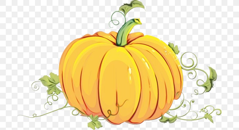 Pumpkin, PNG, 700x448px, Watercolor, Calabaza, Fruit, Leaf, Natural Foods Download Free