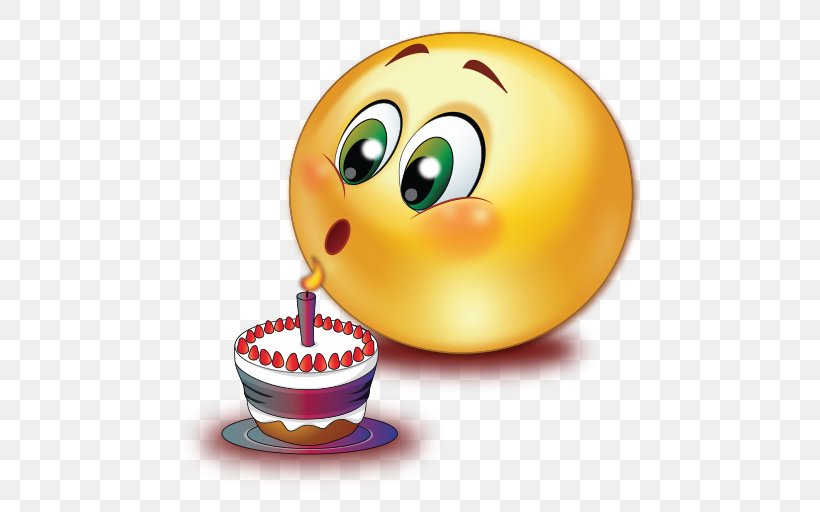 Smiley Birthday Cake Emoticon, PNG, 512x512px, Smiley, Birthday, Birthday Cake, Cake, Candle Download Free
