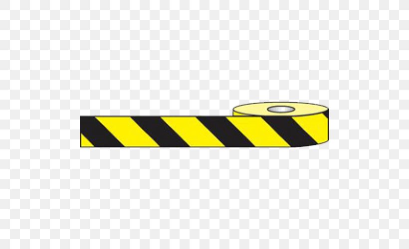 Adhesive Tape Barricade Tape Electrical Tape Double-sided Tape Floor Marking Tape, PNG, 500x500px, Adhesive Tape, Adhesive, Architectural Engineering, Barricade Tape, Black And Yellow Download Free