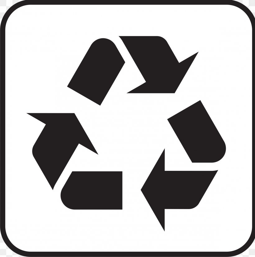 Recycling Symbol Recycling Bin Clip Art, PNG, 2379x2397px, Recycling Symbol, Area, Black, Black And White, Brand Download Free