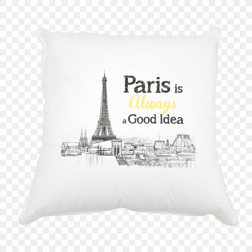 Eiffel Tower Drawing Wall Decal Clip Art, PNG, 1000x1000px, Eiffel Tower, Cushion, Drawing, Line Art, Material Download Free