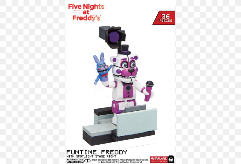 Five Nights At Freddy's: Sister Location Five Nights At Freddy's 4 Five Nights At Freddy's 2 Five Nights At Freddy's: The Twisted Ones, PNG, 560x560px, Construction Set, Action Figure, Architectural Engineering, Brick, Building Download Free