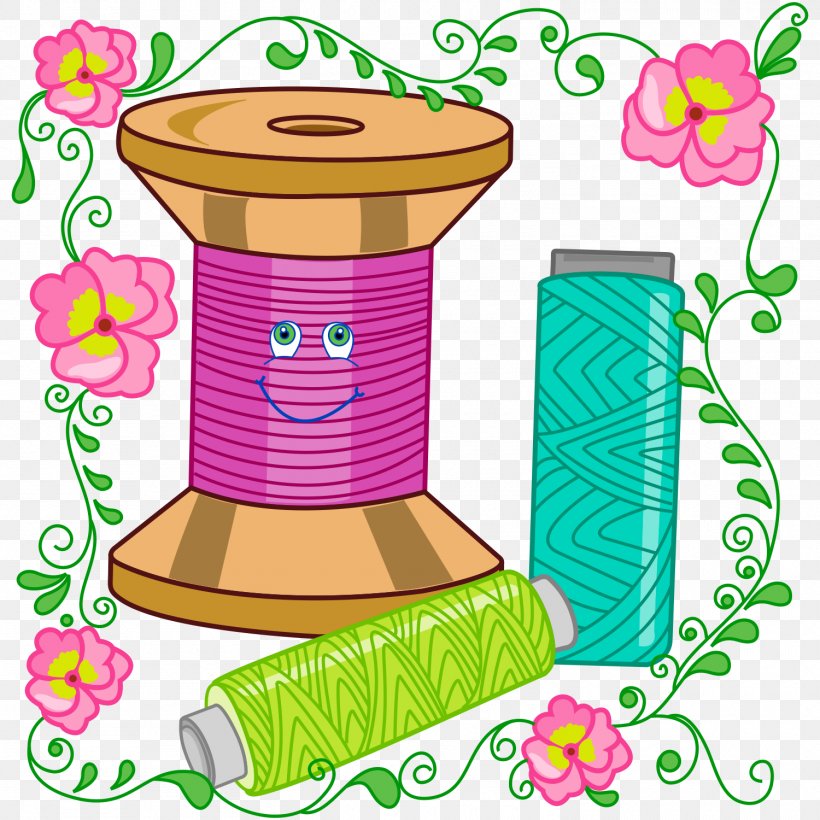 Sewing Embroidery Thread Overlock Clip Art, PNG, 1500x1500px, Sewing ...