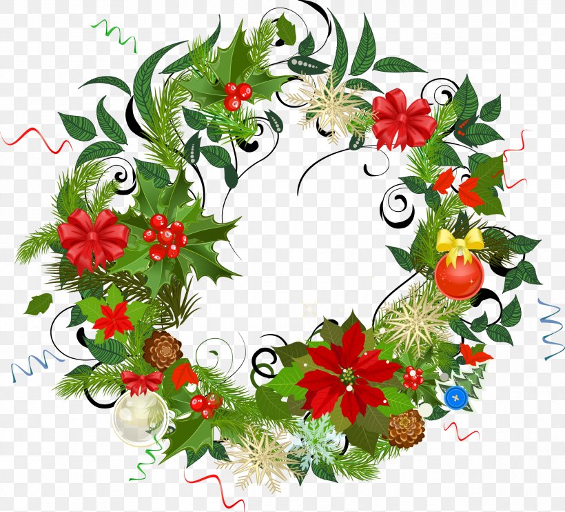 Christmas Illustration, PNG, 2332x2112px, Christmas, Christmas Decoration, Christmas Ornament, Christmas Tree, Cut Flowers Download Free
