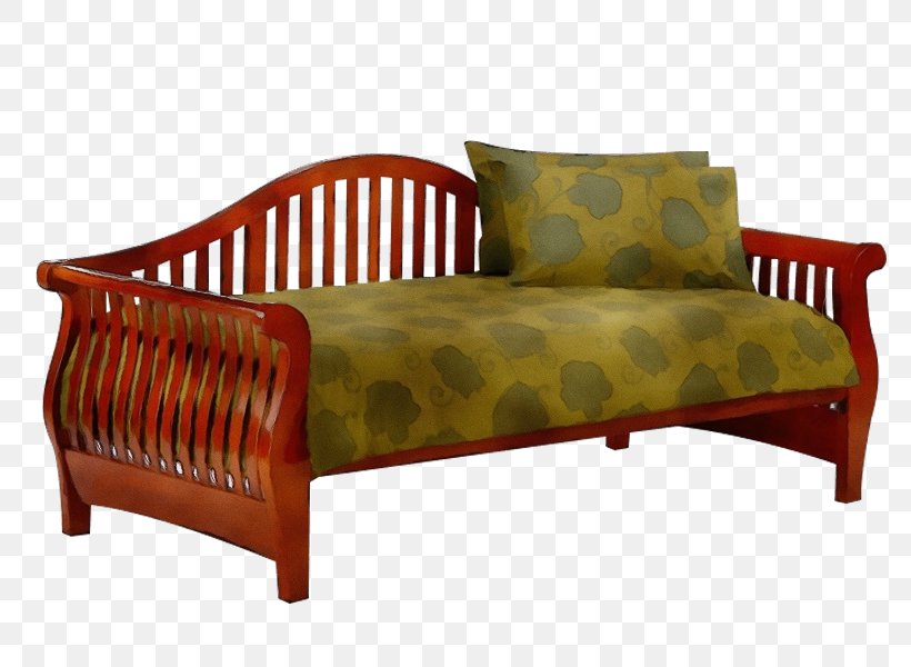 Daybed Trundle Bed Furniture Futon, PNG, 800x600px, Watercolor, Armrest, Bed, Bedroom, Chair Download Free