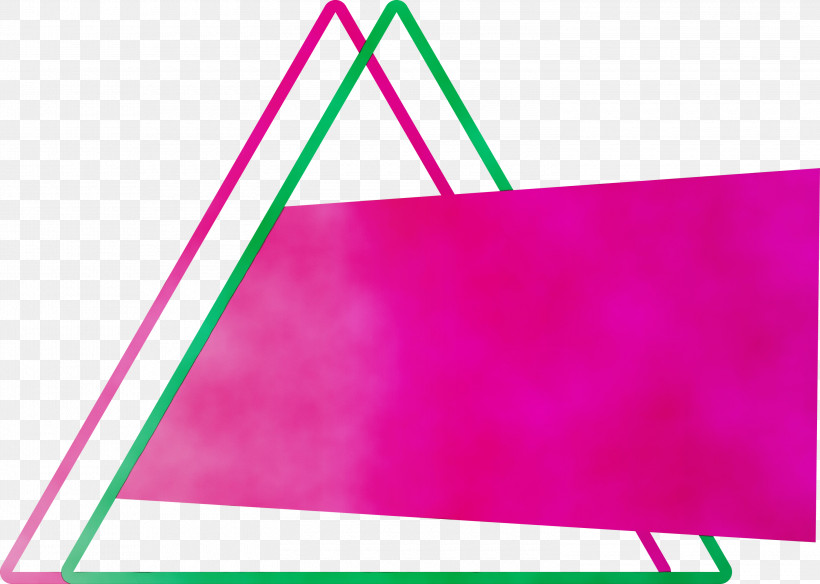 Pink Line Triangle Magenta Triangle, PNG, 3000x2138px, Geometry Background, Construction Paper, Line, Magenta, Paint Download Free