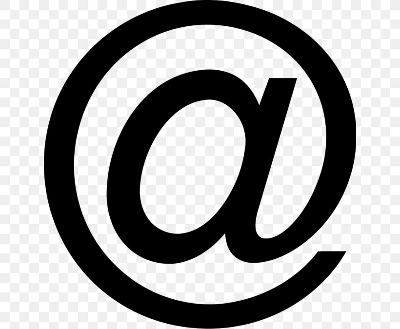 At Sign Email Clip Art, PNG, 640x675px, At Sign, Area, Arroba, Black And White, Brand Download Free