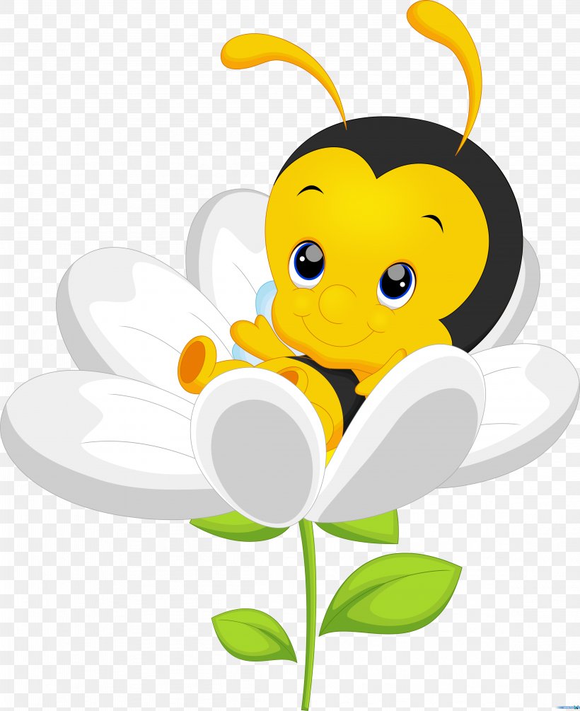 Bee Royalty-free Drawing, PNG, 4644x5696px, Bee, Art, Bumblebee, Butterfly, Cartoon Download Free
