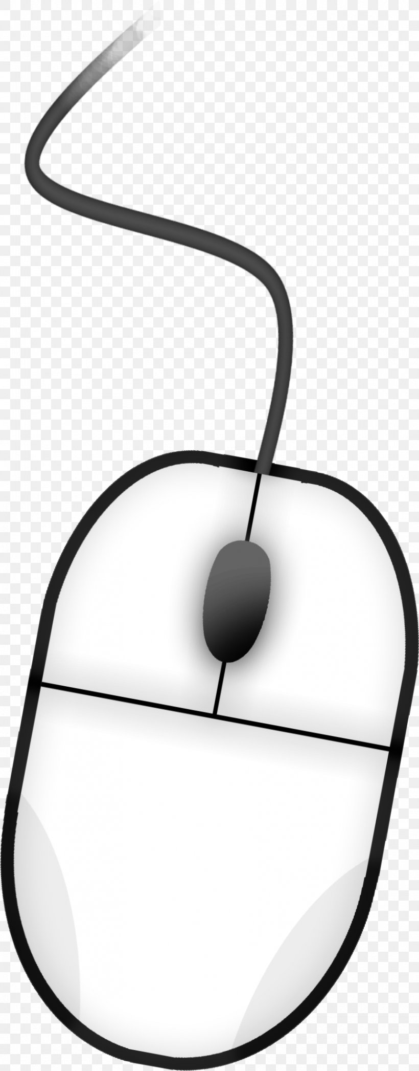 Computer Mouse Clip Art, PNG, 859x2193px, Computer Mouse, Black And White, Computer, Computer Monitors, Monochrome Photography Download Free