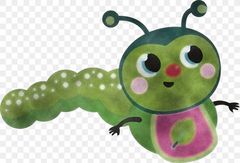 Baby Toys, PNG, 1553x1052px, Caterpillar, Baby Toys, Cartoon, Green, Insect Download Free