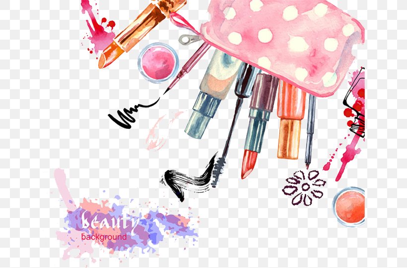 Cosmetics Beauty Eye Liner Mascara Lipstick, PNG, 650x541px, Cosmetics, Art, Beauty, Brush, Concealer Download Free
