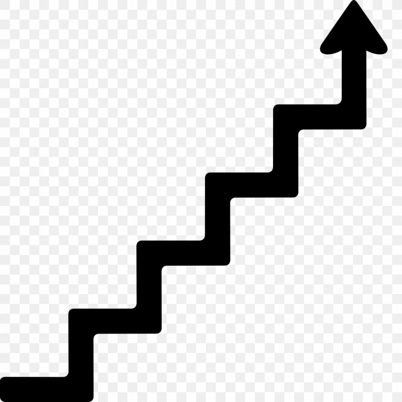 Stairs Clip Art, PNG, 1200x1200px, Stairs, Black And White, Sign, Symbol, Technology Download Free