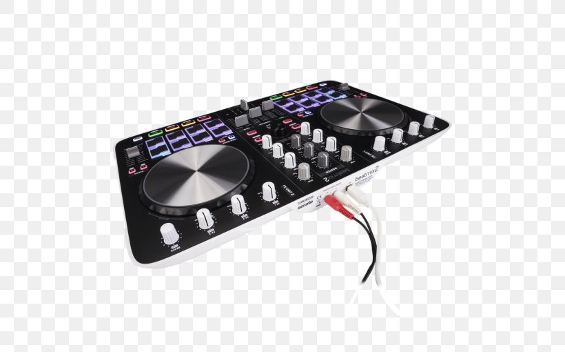 DJ Controller Disc Jockey DJ Mix Reloop Beatmix 4 Pioneer DJ, PNG, 510x510px, Dj Controller, Audio, Disc Jockey, Dj Mix, Electronic Instrument Download Free