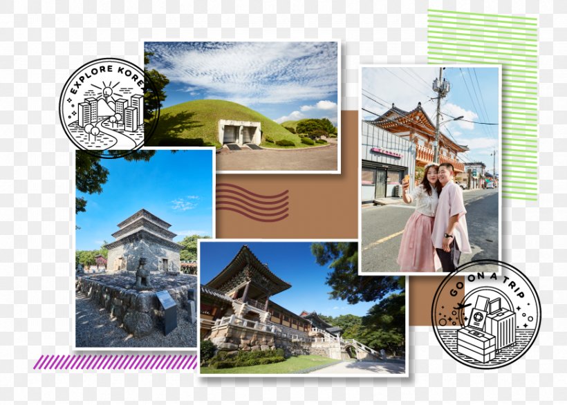 Donggung Palace And Wolji Pond In Gyeongju Cheomseongdae Daereungwon Royal Tomb Bomun Lake Resort Gyeongju Station, PNG, 870x622px, Culture, Brand, Collage, Gyeongju, Korean Folk Village Download Free