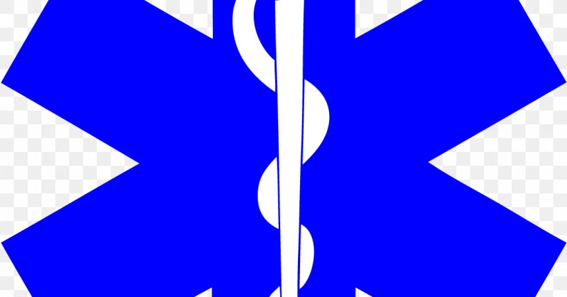 Emergency Medical Technician Star Of Life Decal Emergency Medical Services Sticker, PNG, 1113x585px, Emergency Medical Technician, Ambulance, Area, Blue, Brand Download Free
