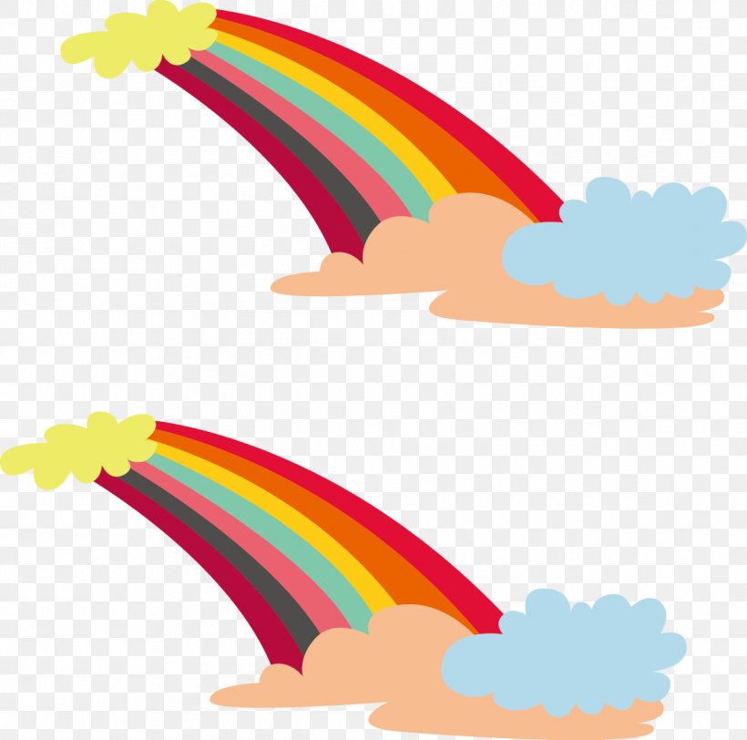 Rainbow Cartoon Clip Art, PNG, 1265x1254px, Rainbow, Art, Cartoon, Child, Wing Download Free