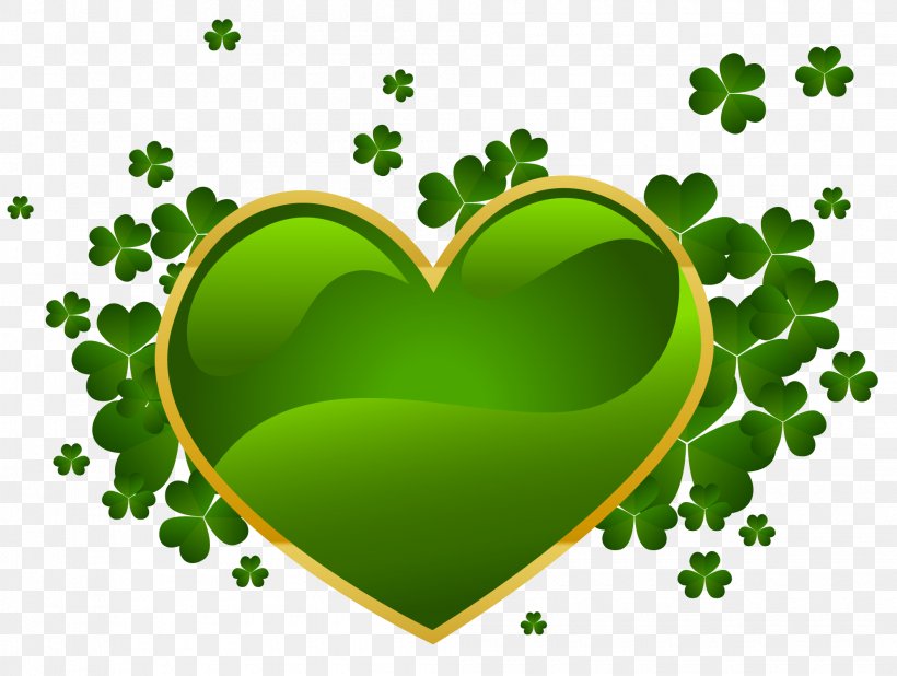 Saint Patrick's Day Ireland Shamrock Clip Art, PNG, 1990x1501px, Ireland, Clover, Grass, Green, Heart Download Free