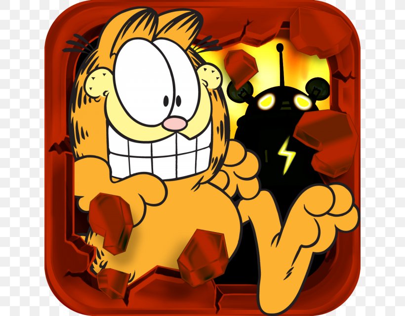 Garfield's Escape Premium Odie Garfield's Defense Garfield's Diner, PNG, 640x640px, Odie, Android, App Store, Art, Cartoon Download Free