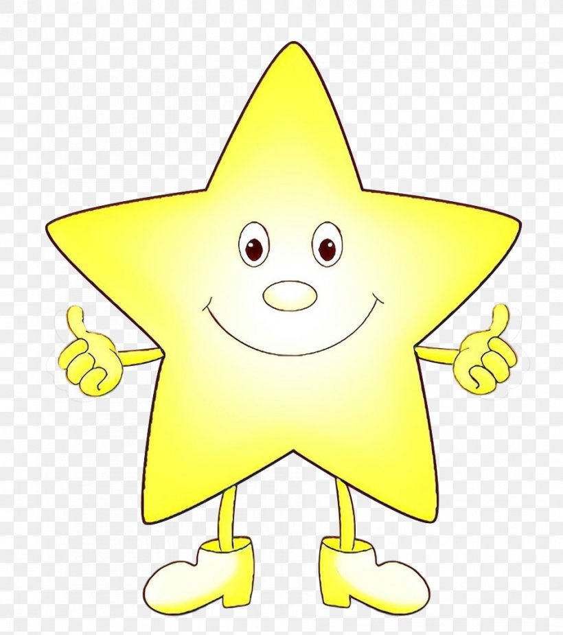 Cartoon Yellow Star Line Clip Art, PNG, 945x1067px, Cartoon, Fictional Character, Smile, Smiley, Star Download Free