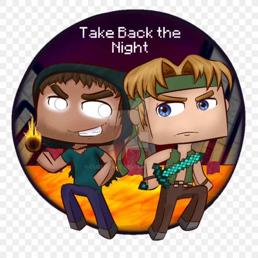 Take Back The Night Minecraft Fan Art Herobrine, PNG, 894x894px, Watercolor, Cartoon, Flower, Frame, Heart Download Free