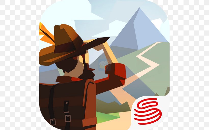The Trail: Frontier Challenge The Oregon Trail Video Games FarmVille, PNG, 512x512px, Trail, Adventure Game, Android, Art, Cartoon Download Free