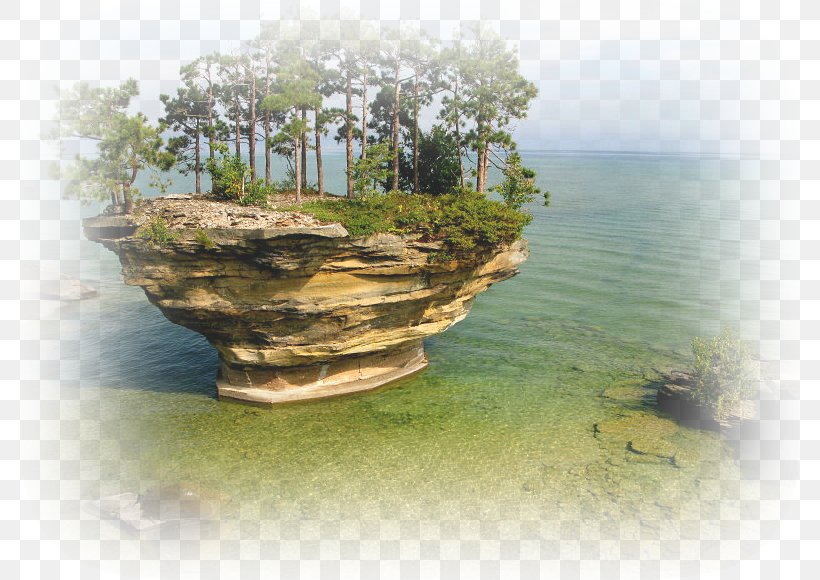 Turnip Rock Port Austin Lake Huron Pointe Aux Barques Township Chapel Rock, PNG, 780x580px, Turnip Rock, Erosion, Hotel, Lake, Lake Huron Download Free